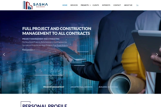 Sasha Kulidzan Hero Section